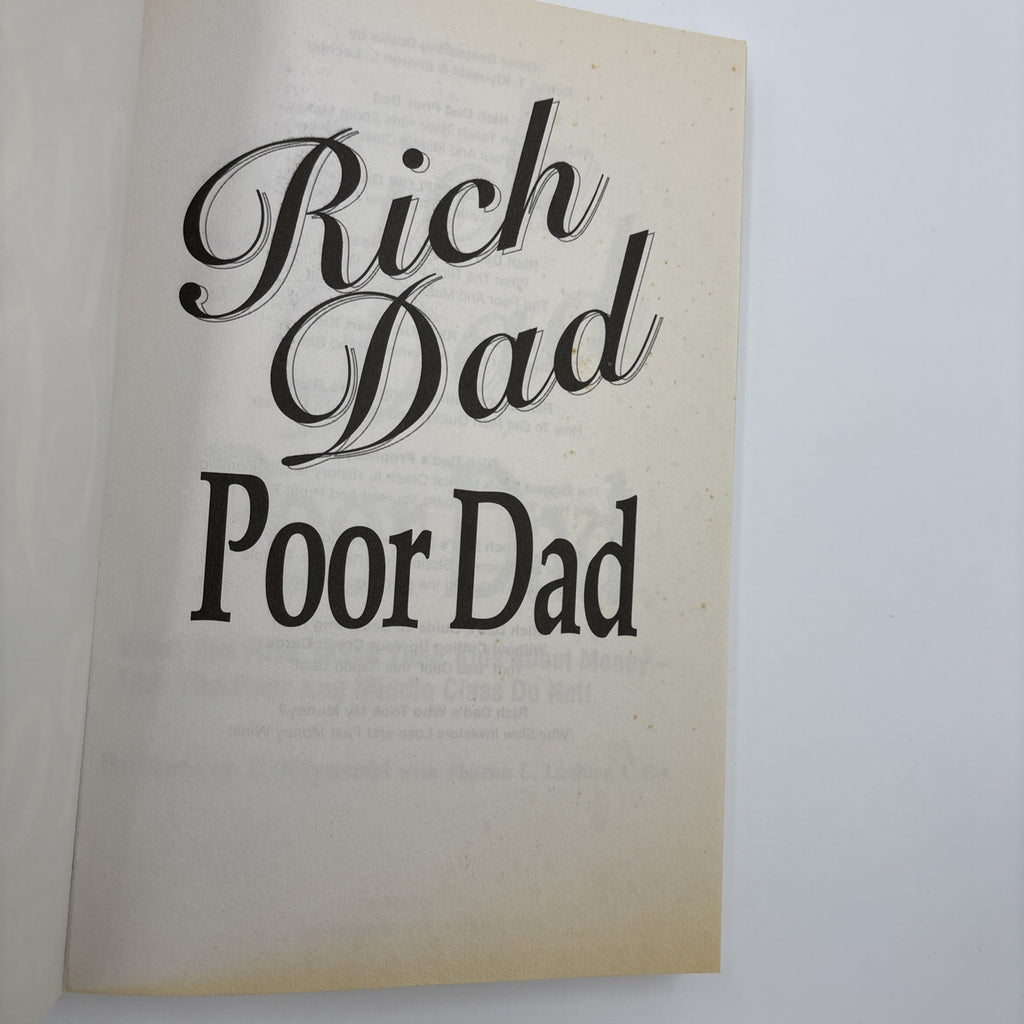 Rich Dad Poor Dad by Robert Kiyosaki – Best Seller Personal Finance Book