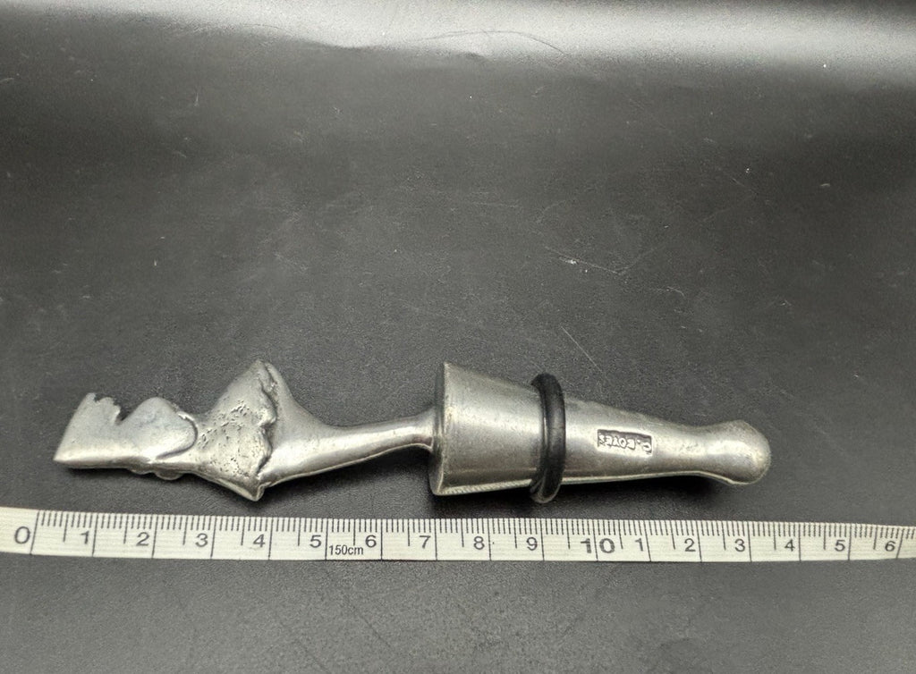 Carrol Boyes Figural Bottle Stopper Woman Pewter Barware