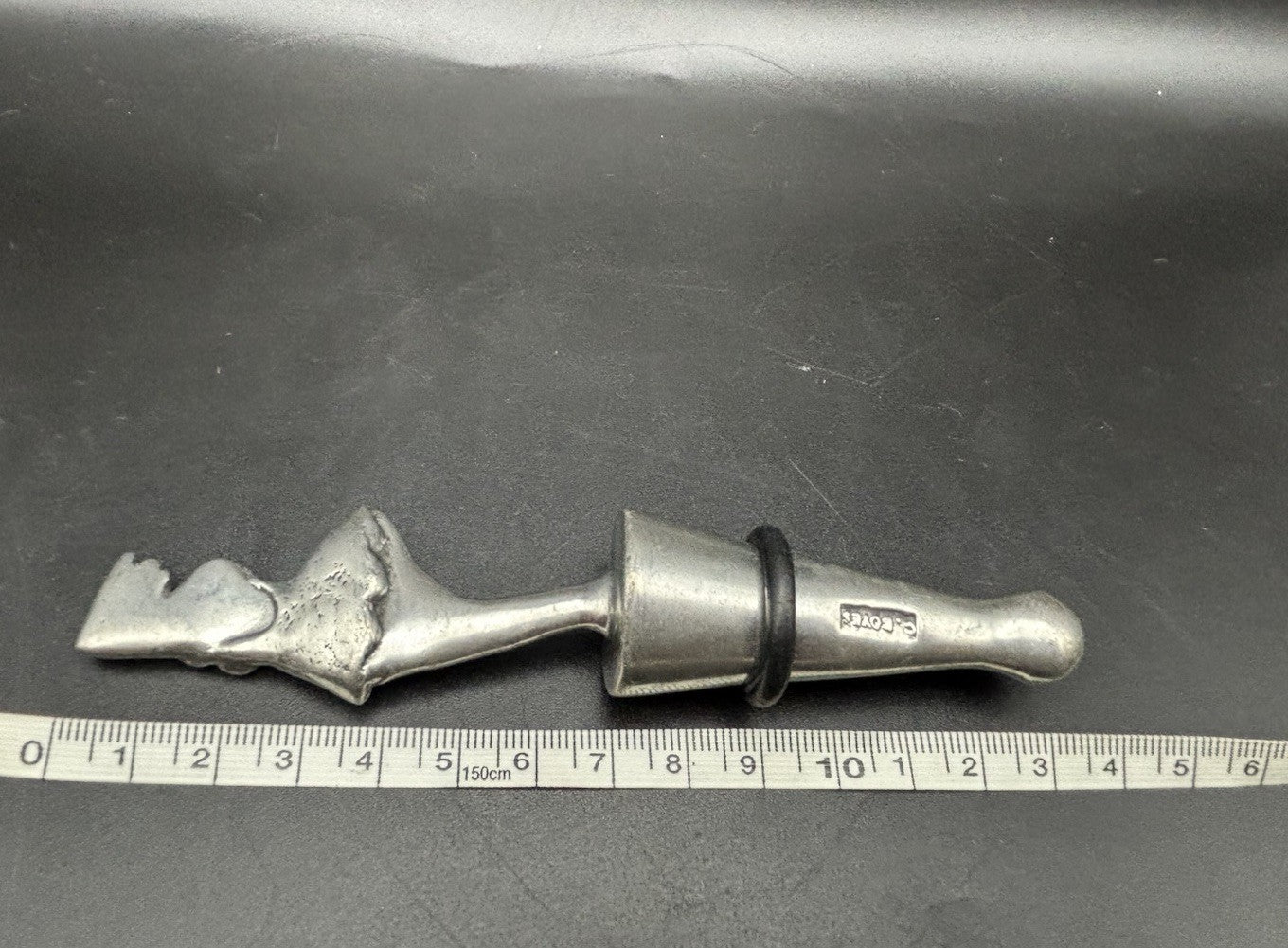Carrol Boyes Figural Bottle Stopper Woman Pewter Barware