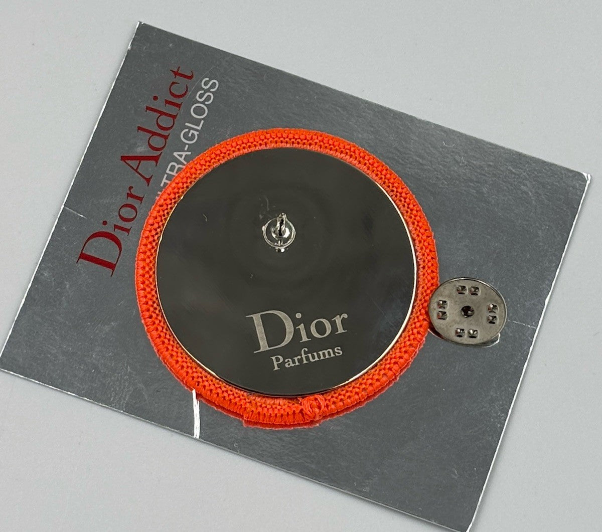 Dior Addict CD Logo Brooch Hot Pink Vintage Promo Pin