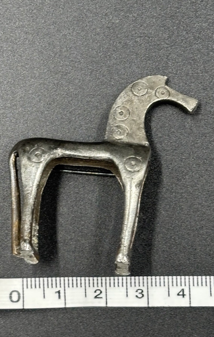 Vintage Museum of Fine Arts 3D Greek Mythical Trojan Horse Silver Tone