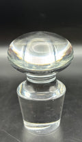 Heavy Clear Glass Bottle Stopper Decanter Plug Vintage Barware Replacement