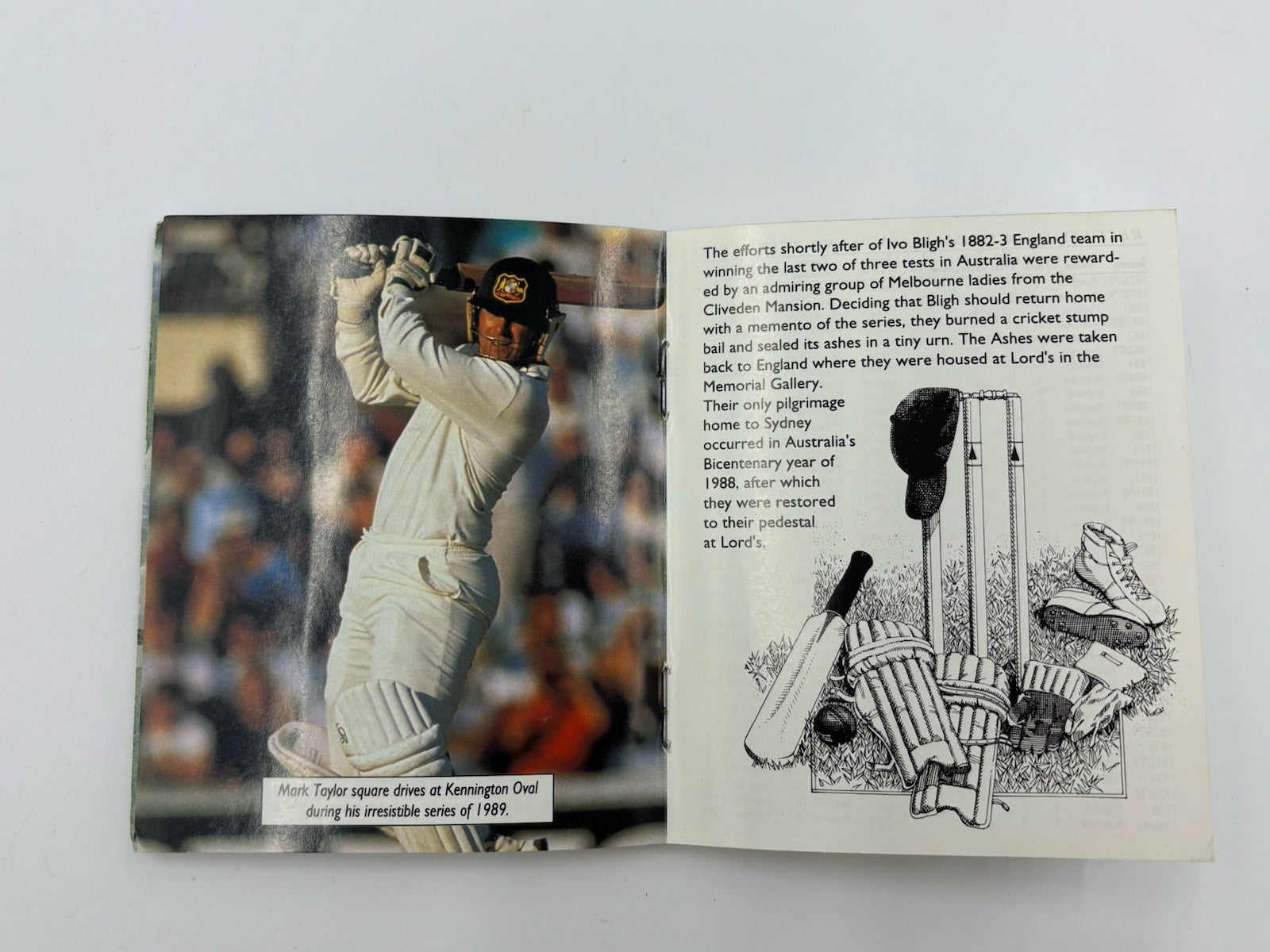 111 Years of the Ashes Cricket Medallion and Booklet Australia v England