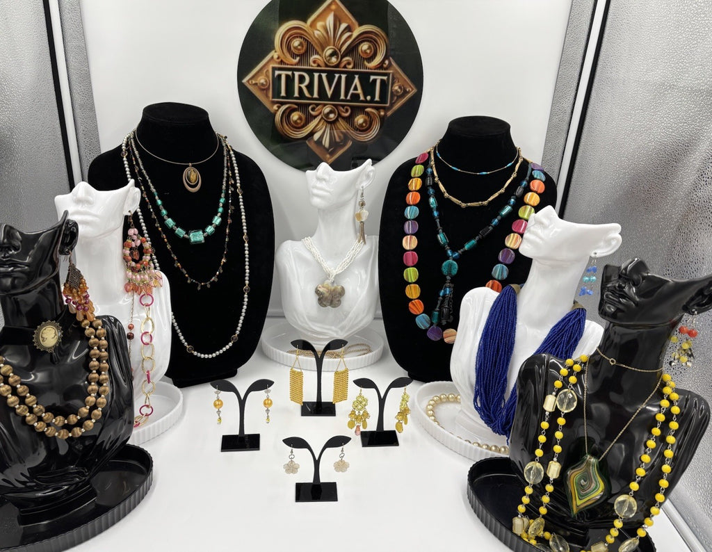 Vintage Jewellery Bulk Lot Estate Mixed Wearable Resale Collection