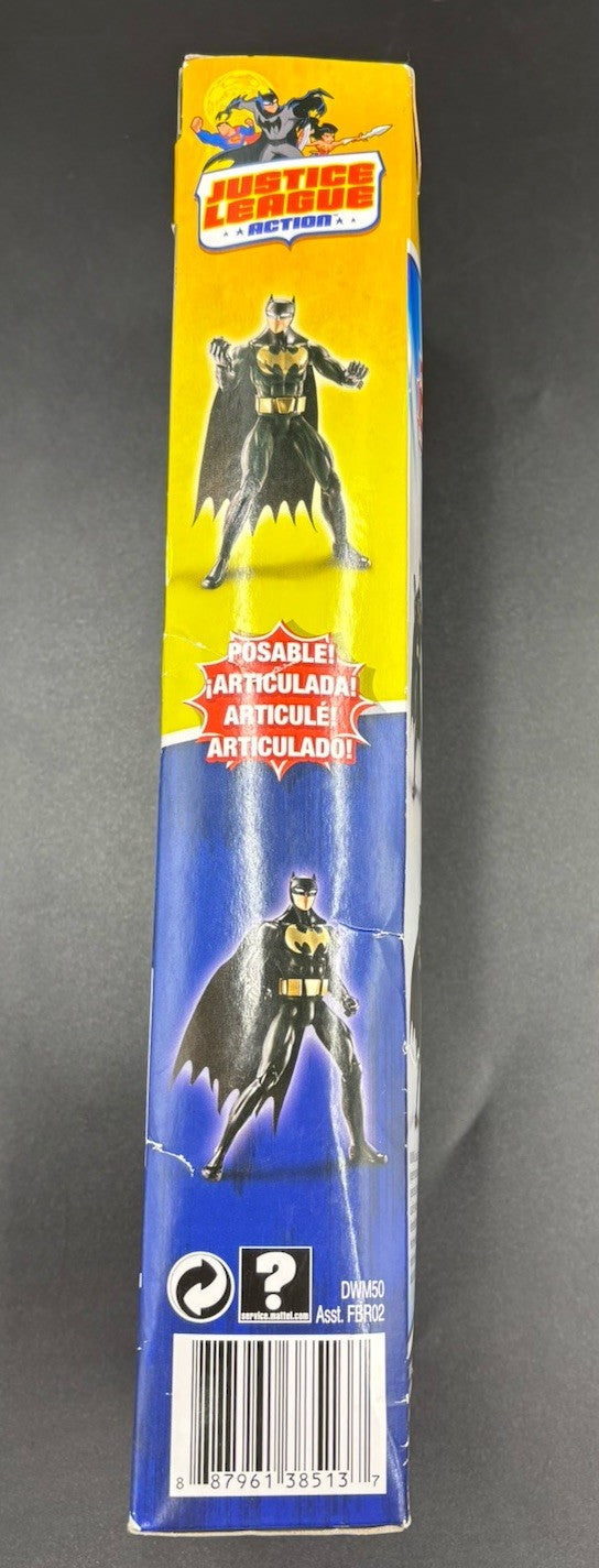 Justice League Action Batman Stealth Shot Black Gold Suit Mattel DC 2016 Figure