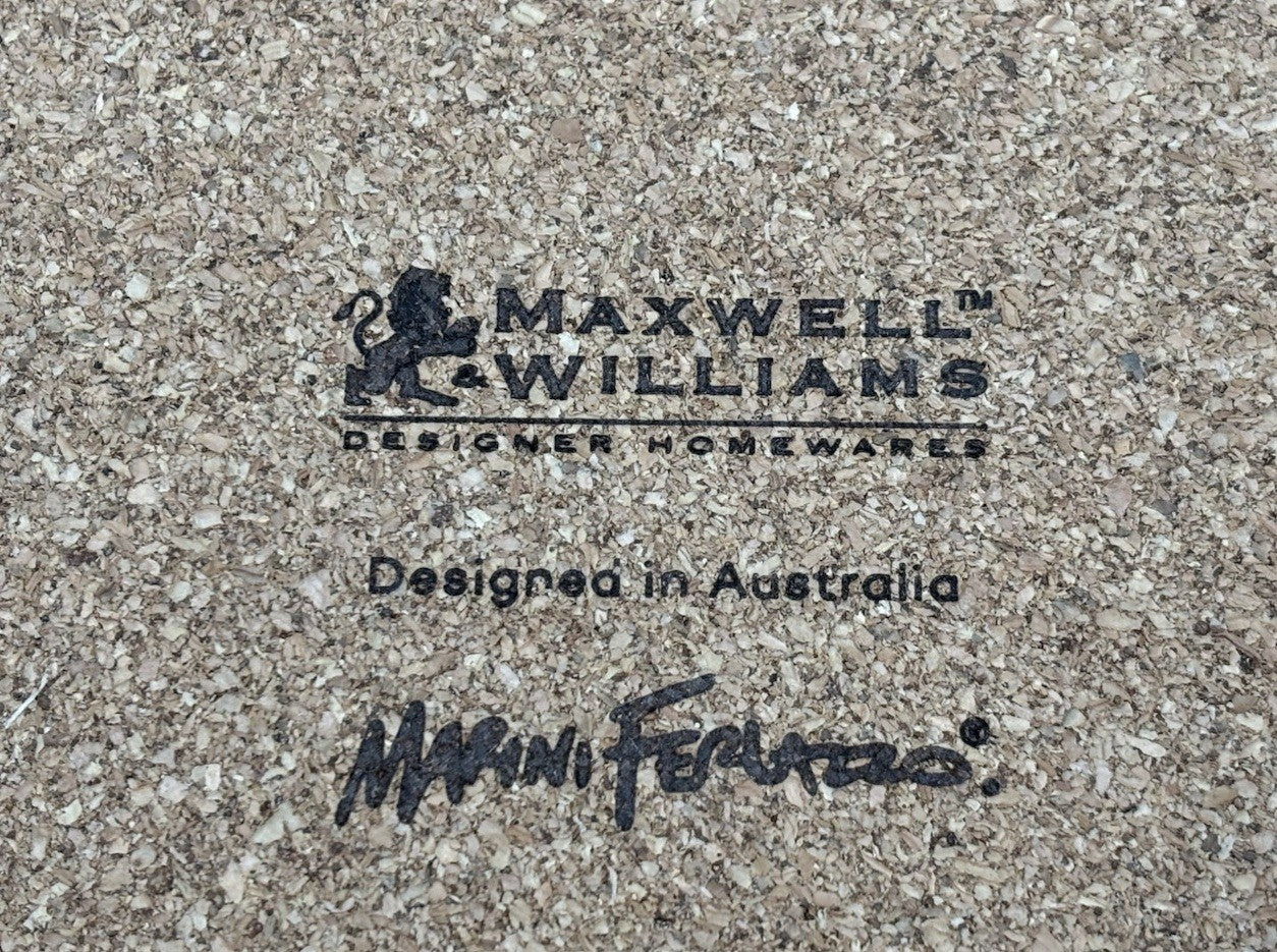 Maxwell & Williams Marini Ferlazzo Animal Earth Coasters Set 6 Boxed