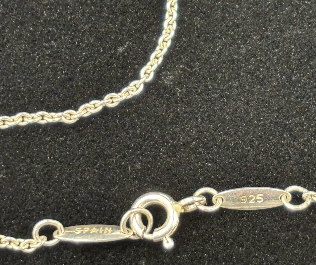 Tiffany Elsa Peretti Sterling Silver Large Double Open Heart Pendant Necklace