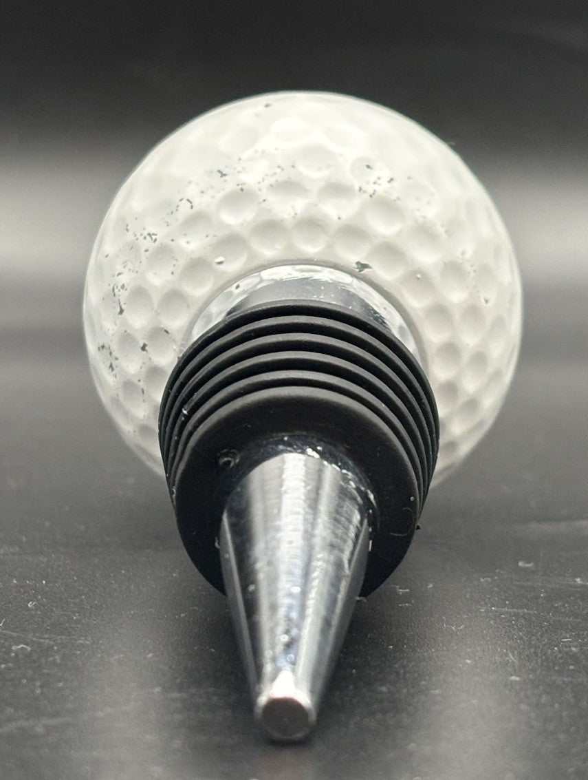 Australian Kangaroo Wine Bottle Stopper Golf Ball Barware Metal Top