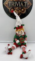 Myer Giftorium 56cm Christmas Elf Plush Shelf Sitter.