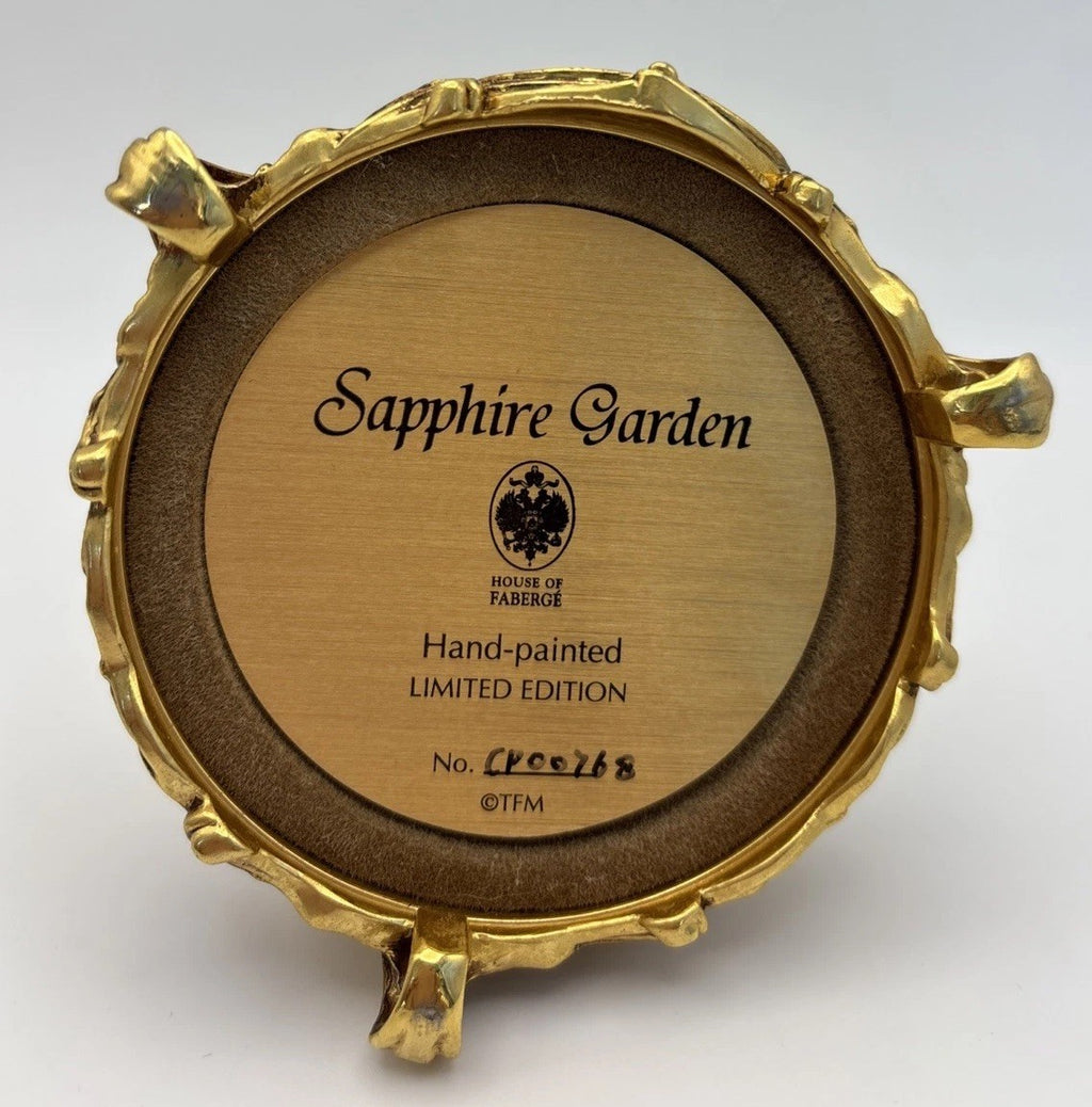 Fabergé Sapphire Garden Display Dome Stand Franklin Limited Edition’