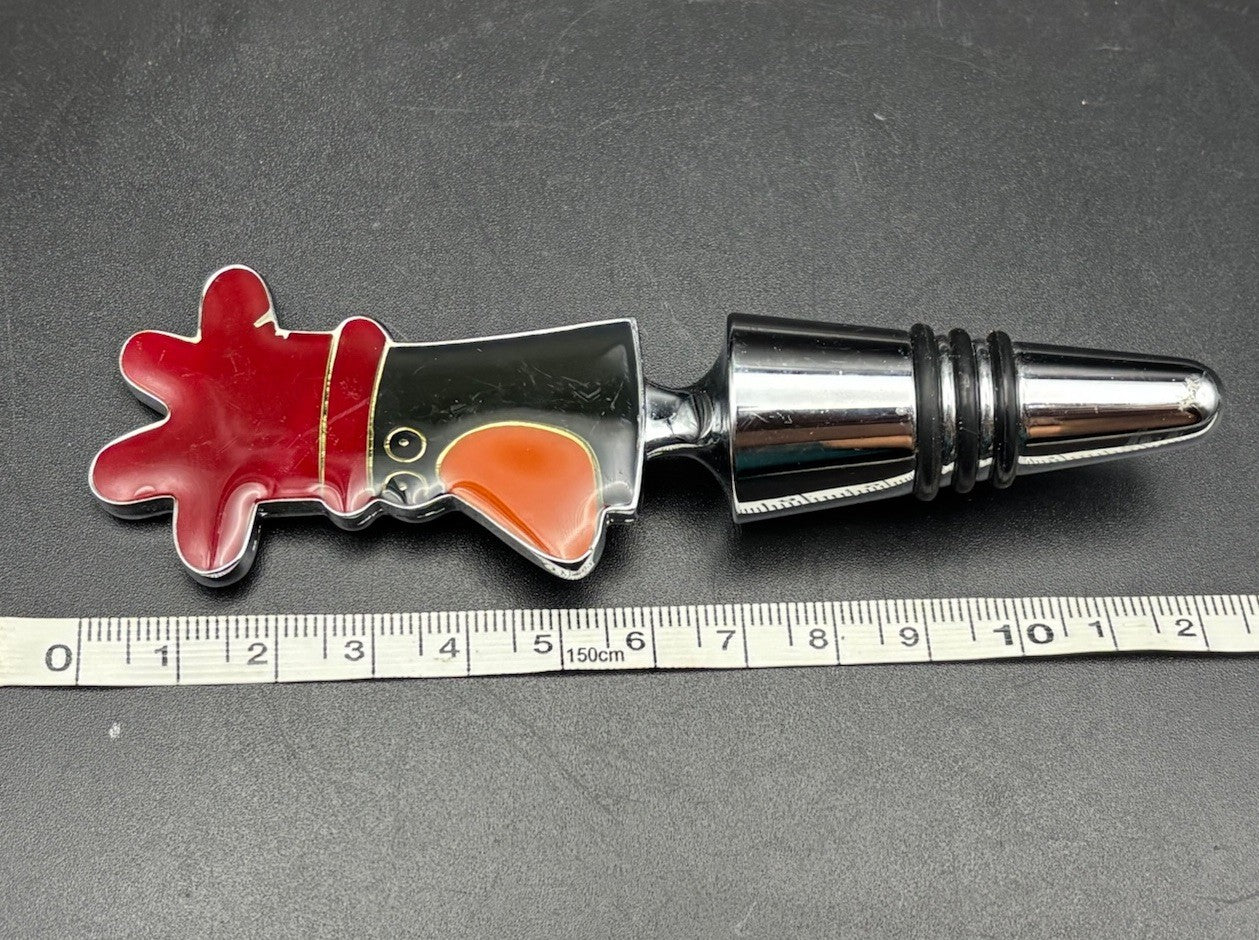 Feathers McGraw Penguin Bottle Stopper Wallace Gromit Novelty Barware