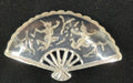 Vintage Siam Sterling Silver Fan Brooch Thai Dancer Motif 1940s -1950s