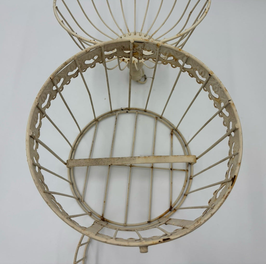 Large 41cm Shabby Chic Bird Cage Candle Holder Wedding Decor Centrepiece