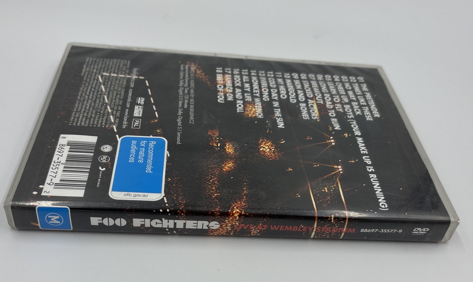 Foo Fighters Live at Wembley Stadium DVD 2008 Rock Concert PAL Region 4