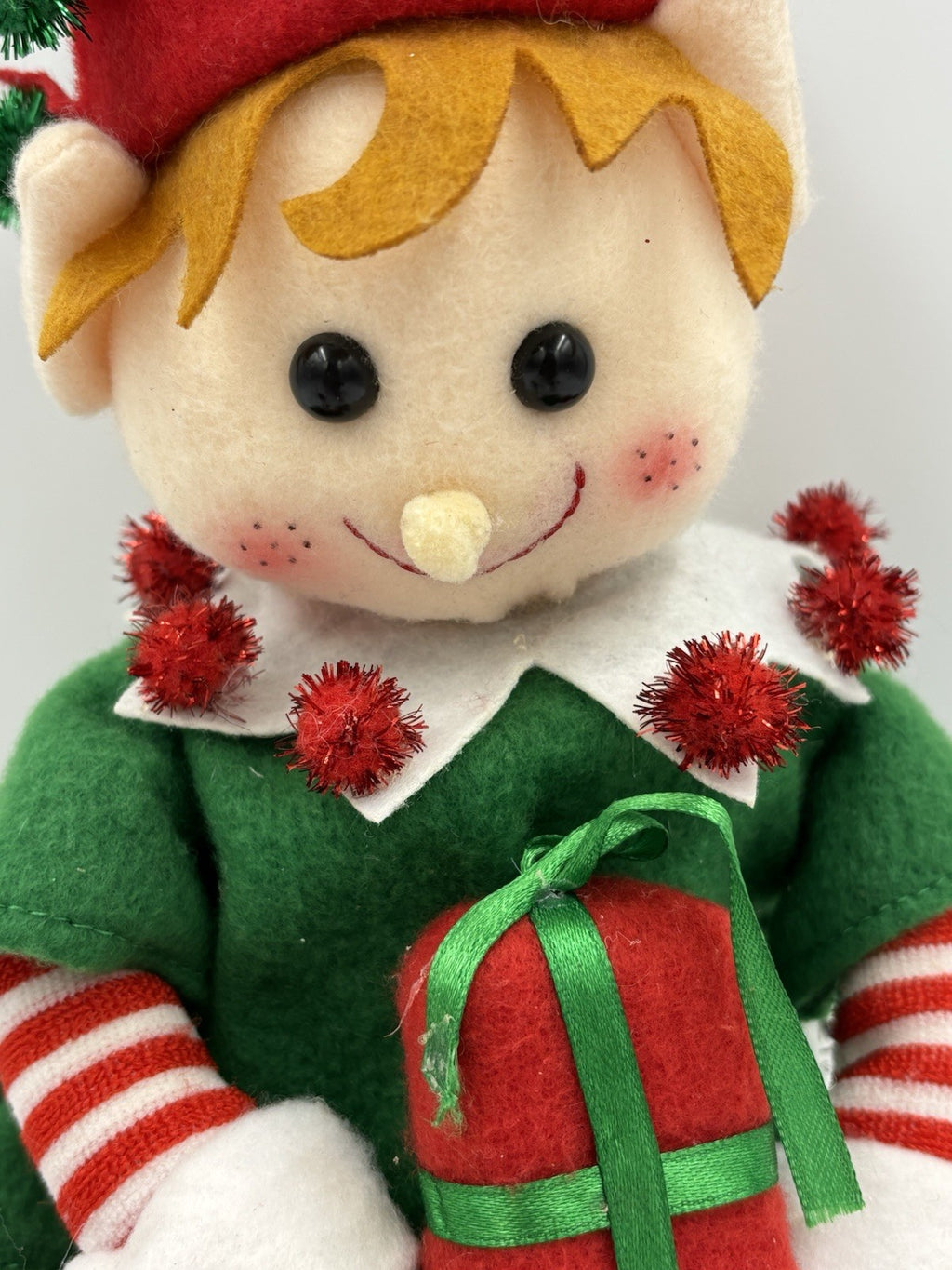 Myer Giftorium 56cm Christmas Elf Plush Shelf Sitter.