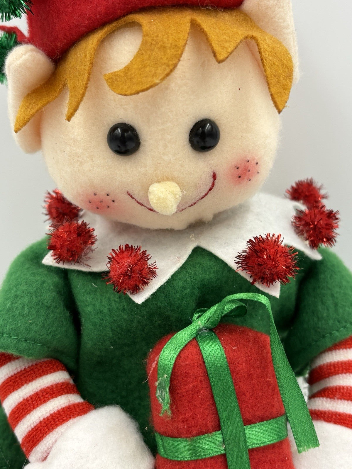 Myer Giftorium 56cm Christmas Elf Plush Shelf Sitter.
