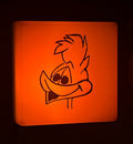 Vintage Nite Lite Plug In Night Light Cartoon Duck Woody Style AU Retro