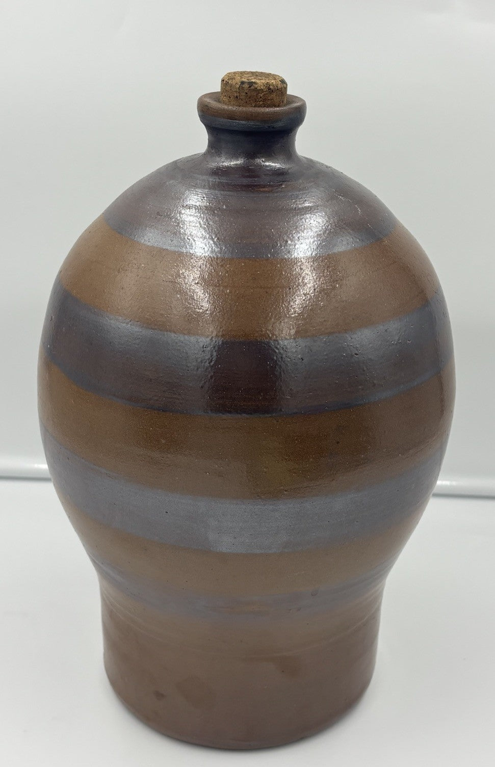 Bendigo Pottery Australian Stoneware Drink Dispenser Jug Tap Epsom 1980 34cm