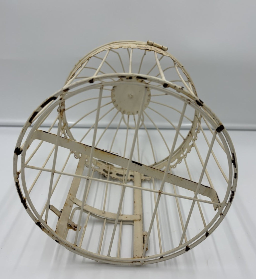 Large 41cm Shabby Chic Bird Cage Candle Holder Wedding Decor Centrepiece