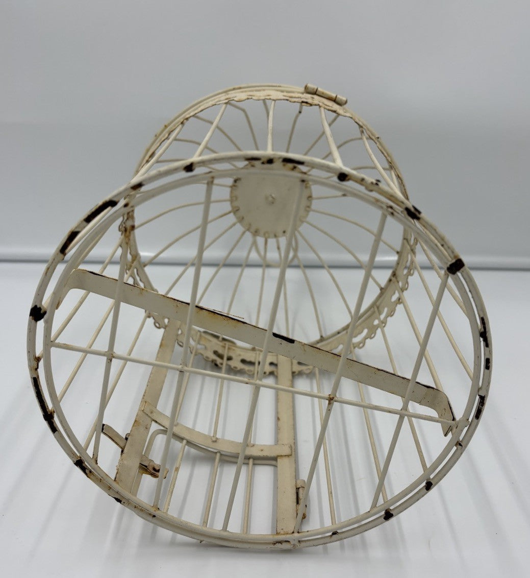 Large 41cm Shabby Chic Bird Cage Candle Holder Wedding Decor Centrepiece