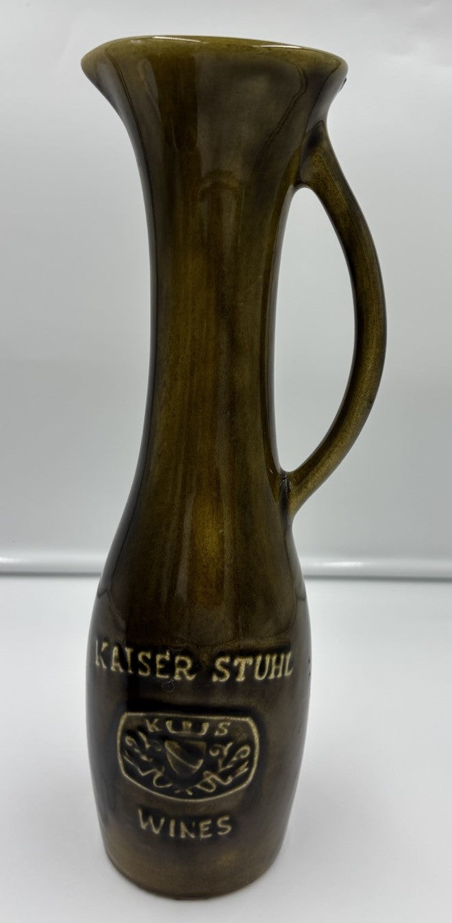 Vintage Kaiser Stuhl Wines 6pc Stoneware Set Carafe 5 Goblets Barossa Australia
