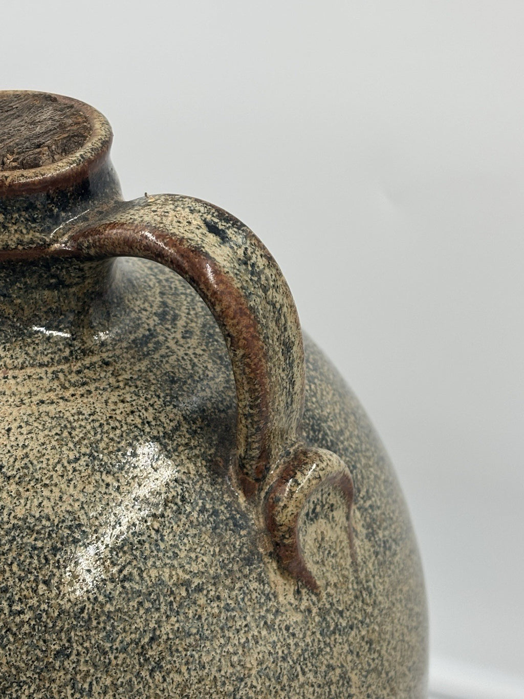 Vintage Australian Studio Pottery Stoneware Dispenser Jug Tap 39cm
