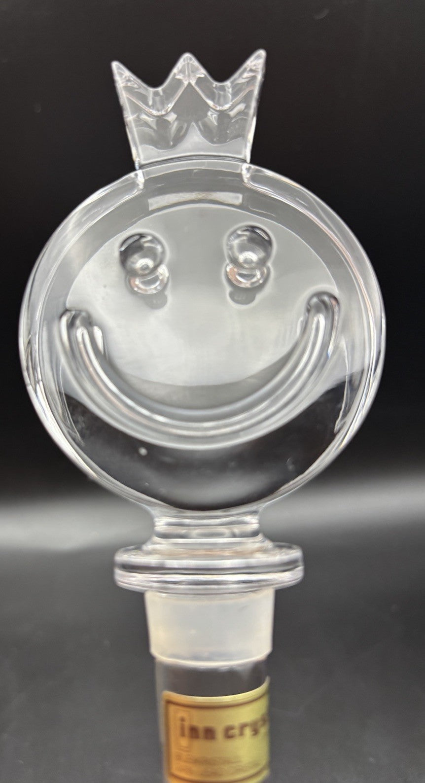 Vintage Inn Crystal 24% Lead Crystal Bottle Stopper Austria Boxed Barware
