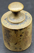 Vintage 100 Gramos Brass Calibration Weight Scale Balance Test Weight