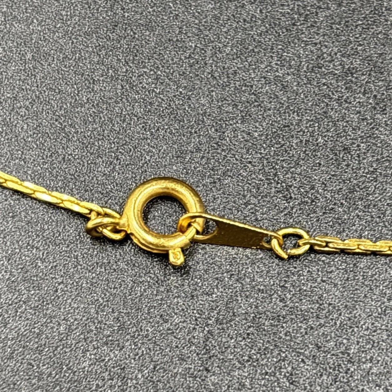 Vintage Risis Orchid Necklace Patent Number 1094493 24K Gold Dipped