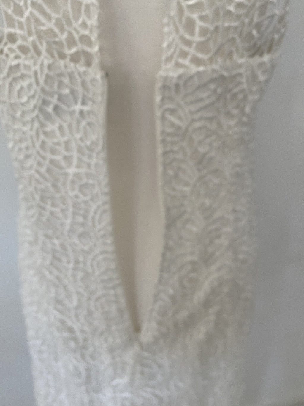 GEORGE White Stunning Valentina Lace Long Formal Dress Size 12 New!
