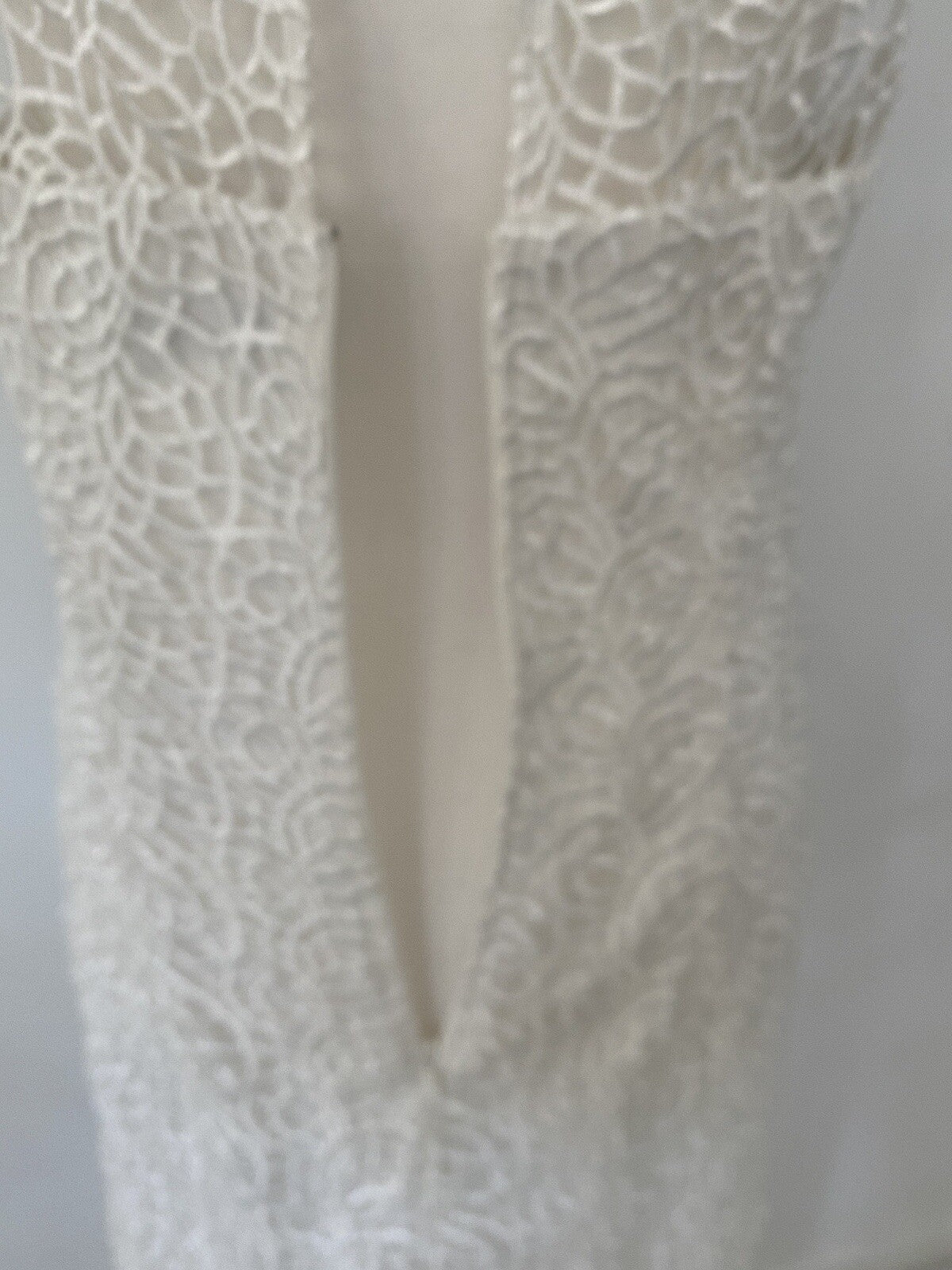 GEORGE White Stunning Valentina Lace Long Formal Dress Size 12 New!