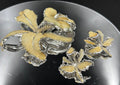 Vtg 1950's Elizabeth Reimer Arcansas Orchid Flower Brooch & Earring Clip On Set
