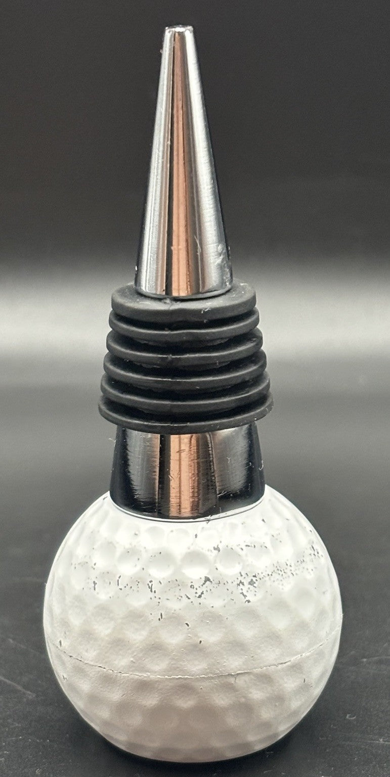 Australian Kangaroo Wine Bottle Stopper Golf Ball Barware Metal Top