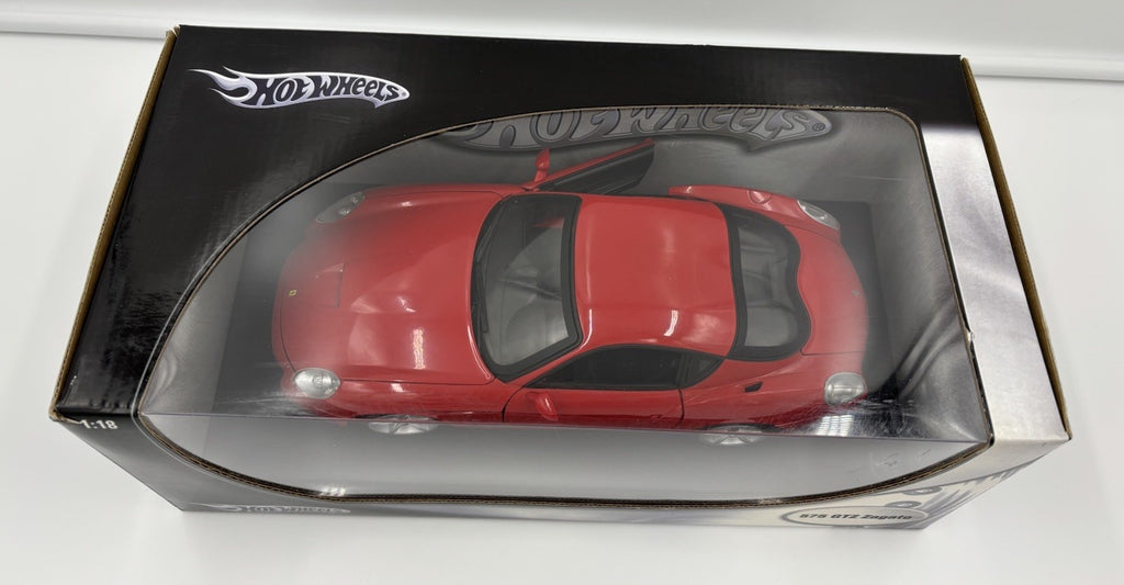 Hot Wheels 1:18 Ferrari 575 GTZ Zagato Red Diecast Model Car Boxed 2009