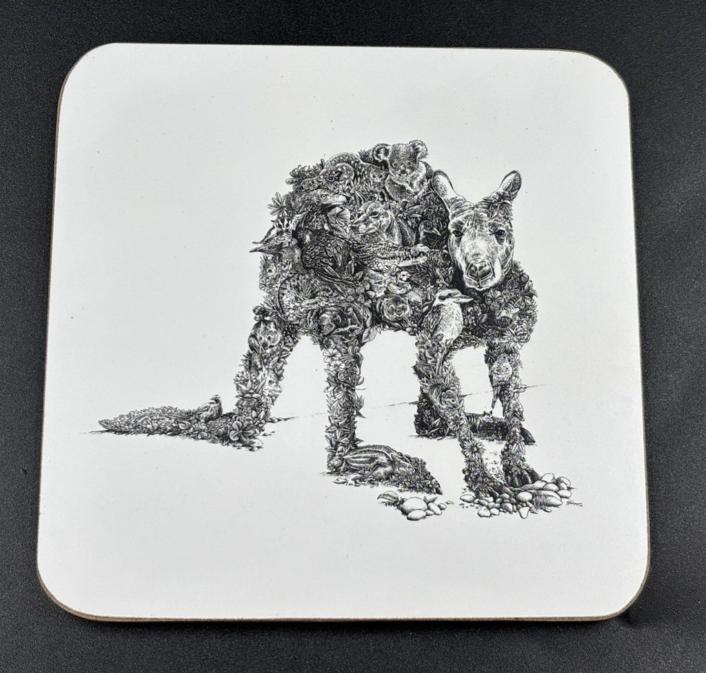 Maxwell & Williams Marini Ferlazzo Animal Earth Coasters Set 6 Boxed