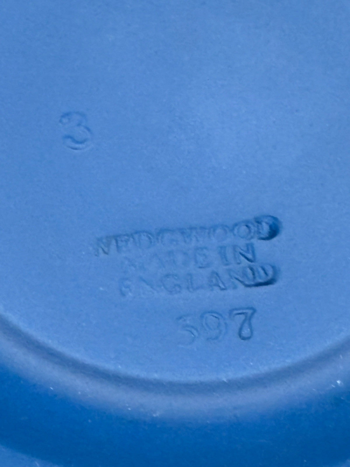 Wedgwood Jasperware ER II Queen Elizabeth Coronation 1953 Dish Blue “ 567”