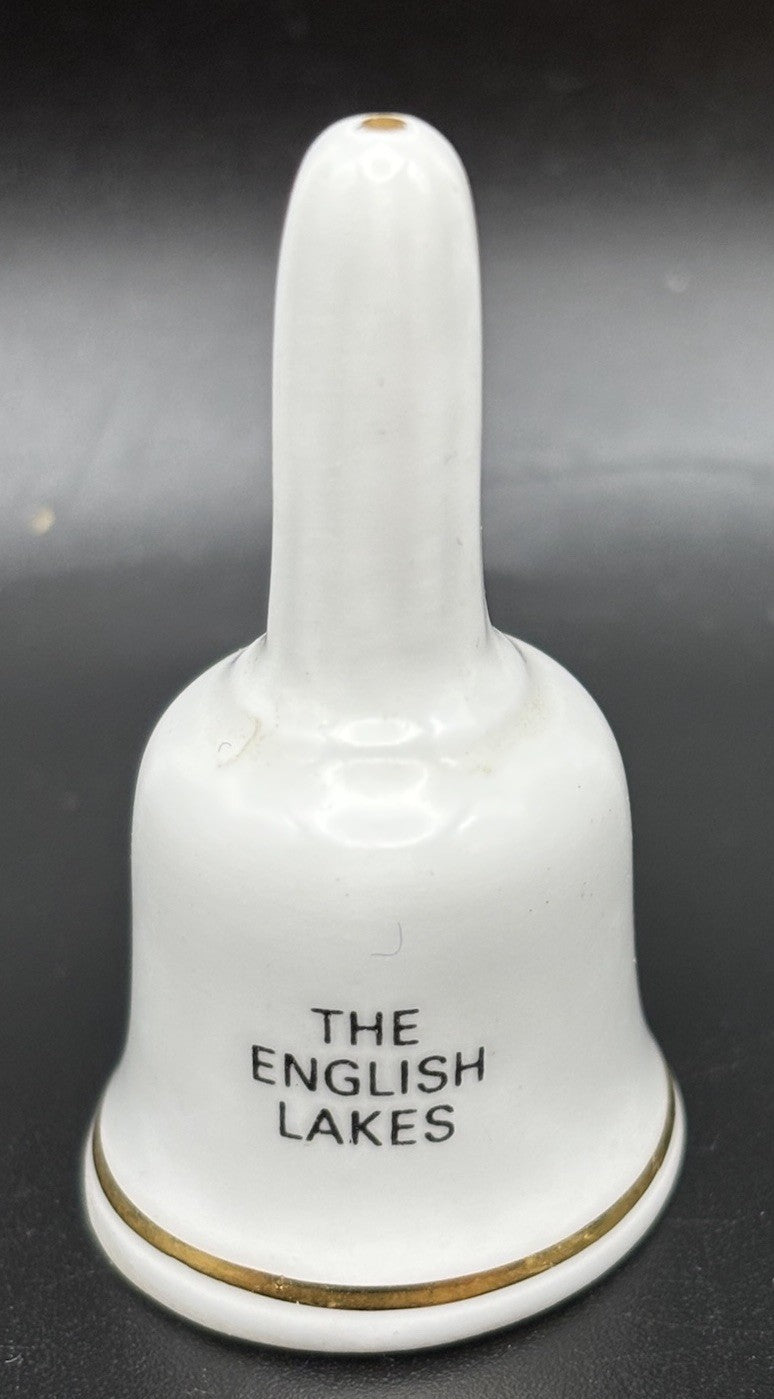 Vintage Bone China Bell Wordsworth English Lakes Souvenir England