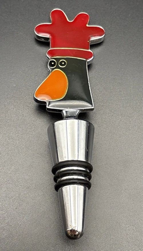 Feathers McGraw penguin bottle stopper, Wallace and Gromit novelty