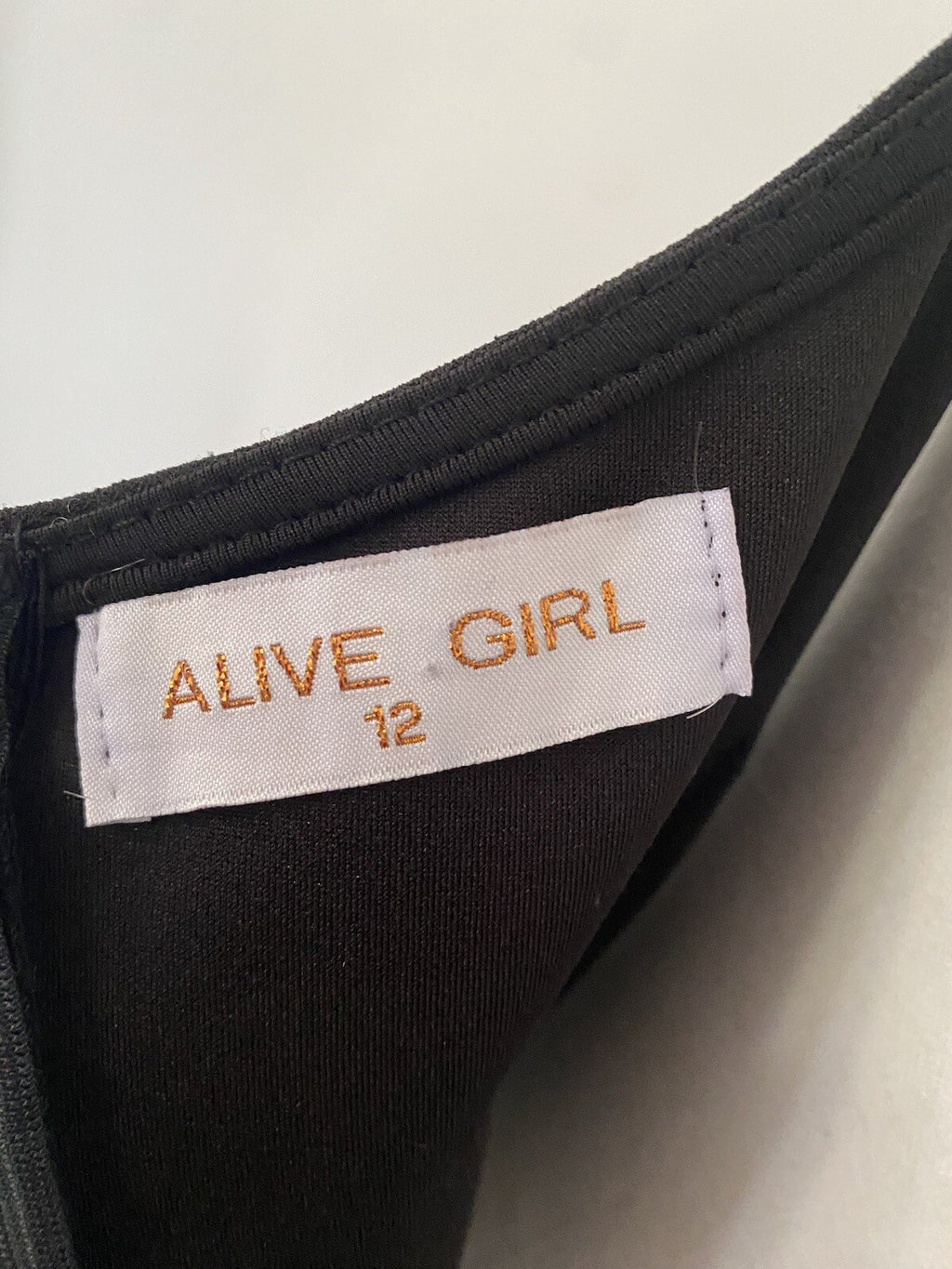 Alive Girl Black Evening Dress Size 12