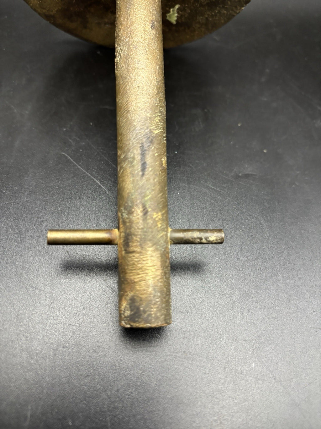 Vintage Cattle Branding Iron Head Brass “Permanent Mark” £100 Penalty