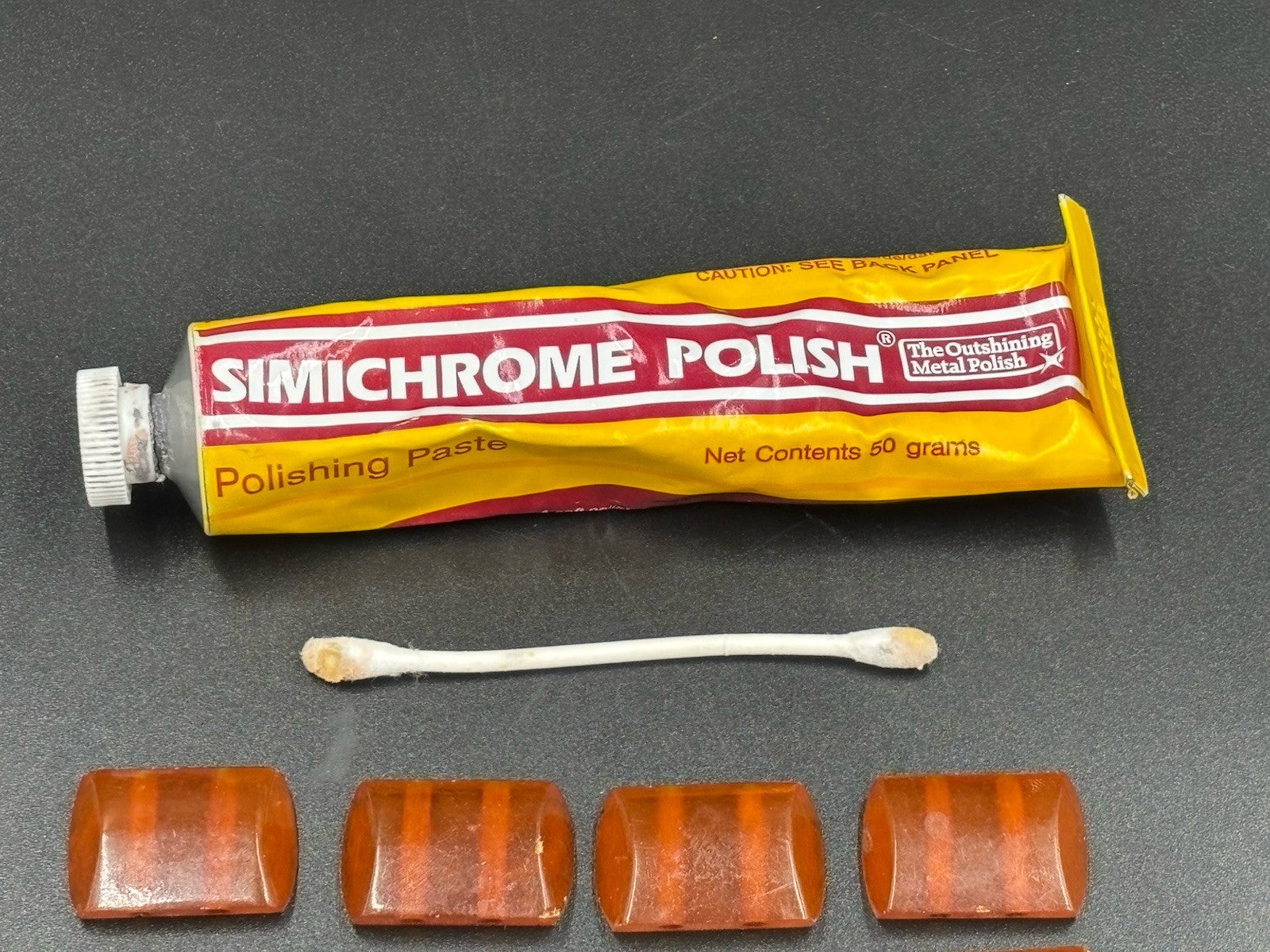 Vintage Bakelite Loose Beads Butterscotch Amber Tested Chunky Retro Beads