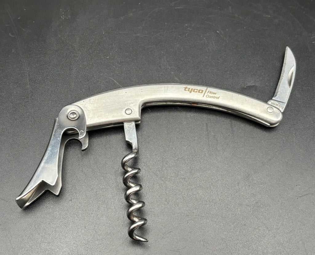Tyco Flow Control Waiters Corkscrew Wine Bottle Opener Knife Tool
