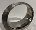 Bouclair Silver Chrome Ceramic Round Ring Sculpture Modern Table Centerpiece