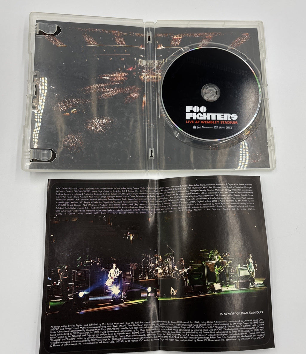 Foo Fighters Live at Wembley Stadium DVD 2008 Rock Concert PAL Region 4