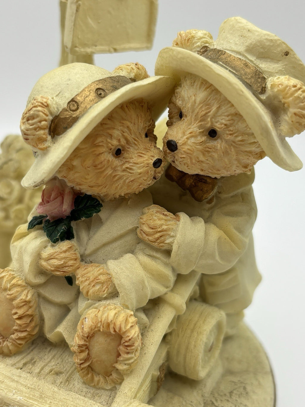 Vintage Avon Beary Bear Collection "Beary Wedding Day" 1998 Figurines*