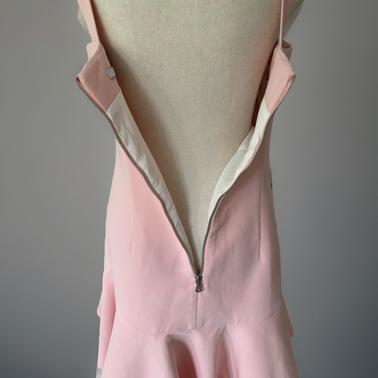By Johnny Pink Fit & Flare Mini Dress Size 10 Women’s Designer Cocktail Party