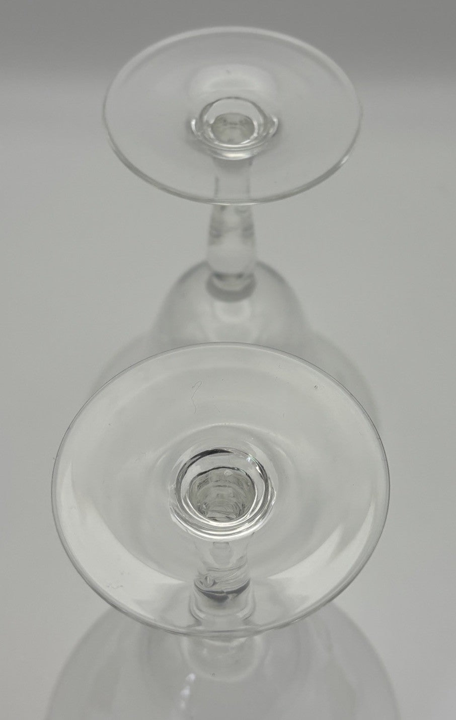 Vintage Etched Sherry Liqueur Glasses Set of 2 Grapes Starburst Design