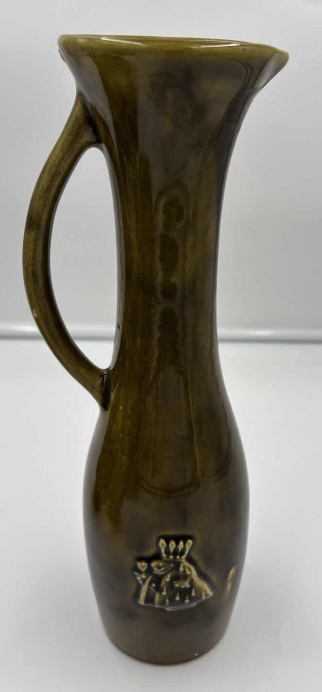 Vintage Kaiser Stuhl Wines 6pc Stoneware Set Carafe 5 Goblets Barossa Australia
