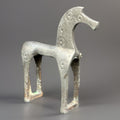 Vintage Museum of Fine Arts 3D Greek Mythical Trojan Horse Silver Tone