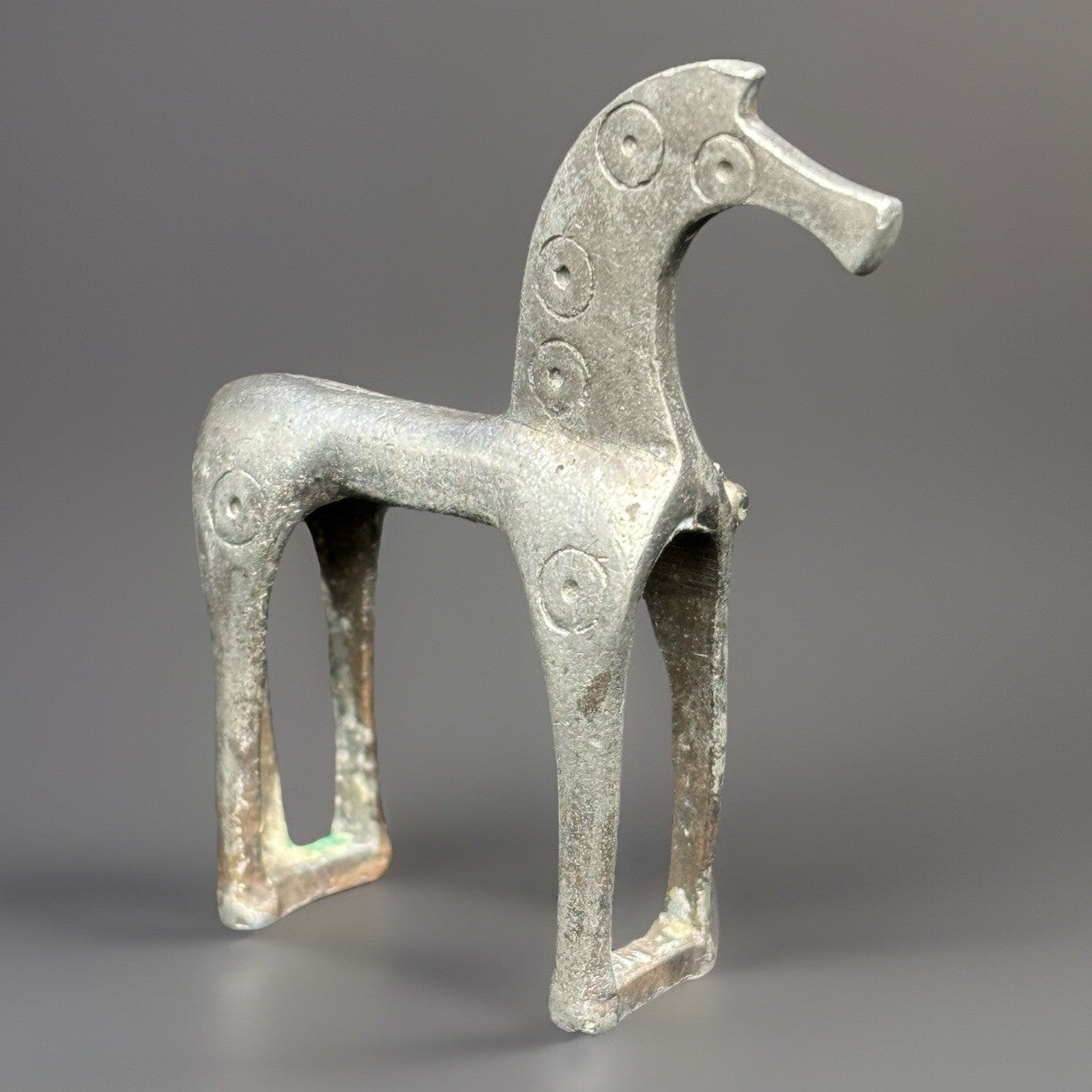 Vintage Museum of Fine Arts 3D Greek Mythical Trojan Horse Silver Tone